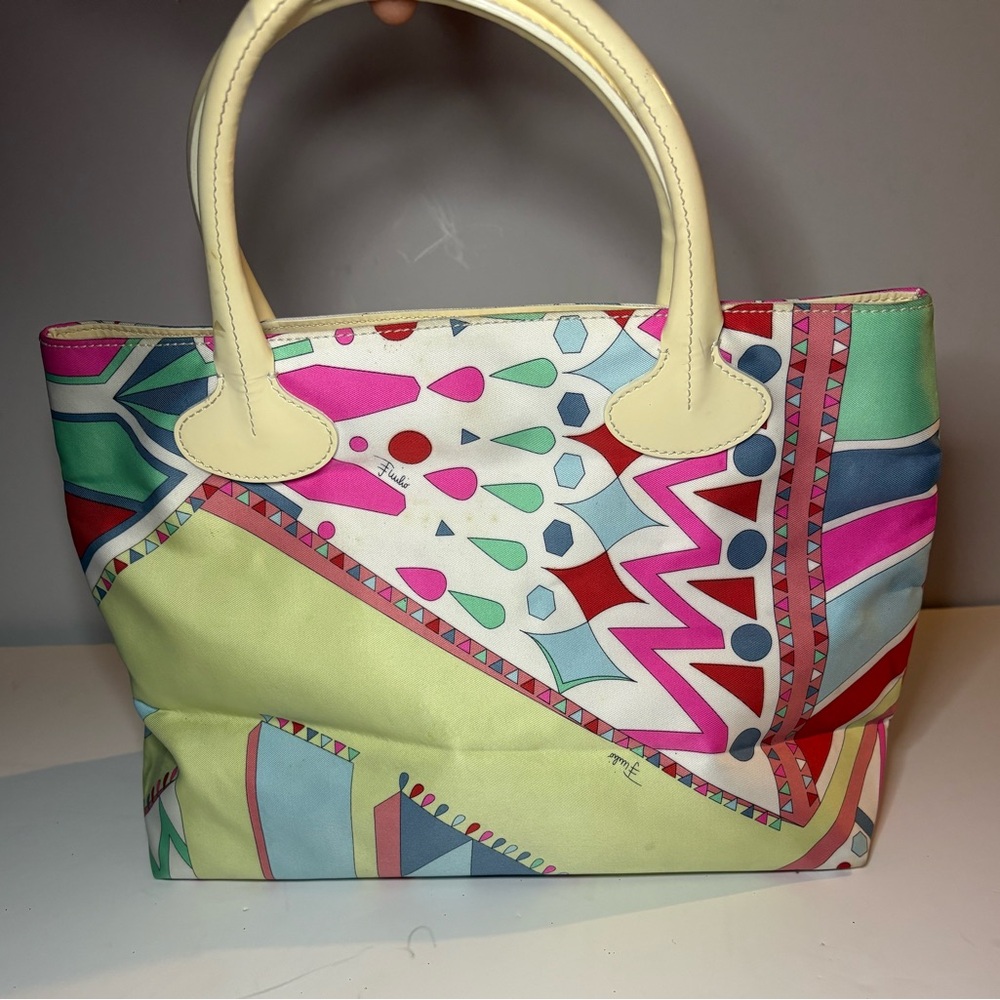 Vintage Emilio Pucci Summer Tote - Picture 3 of 3